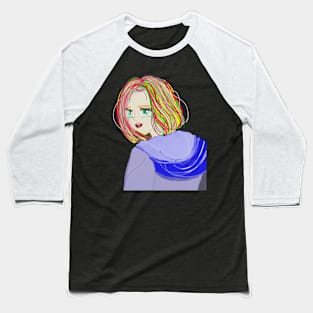 Anime Japanese cartoon style Baseball T-Shirt